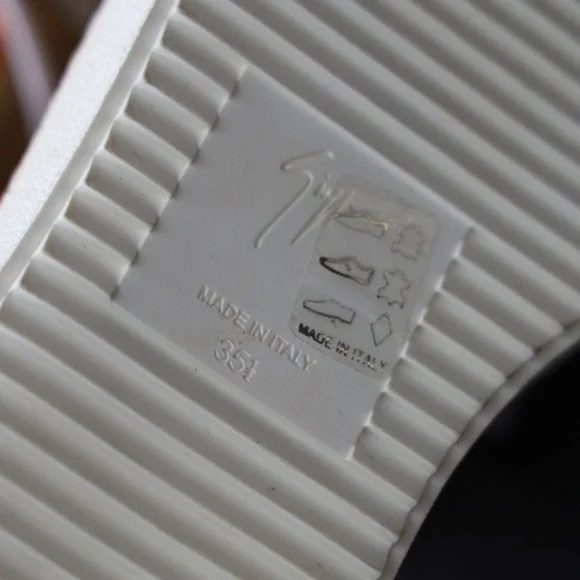 Giuseppe Zanotti Orange Leather Zip High Top Sneakers EU 35.5 - Picture 15 of 15